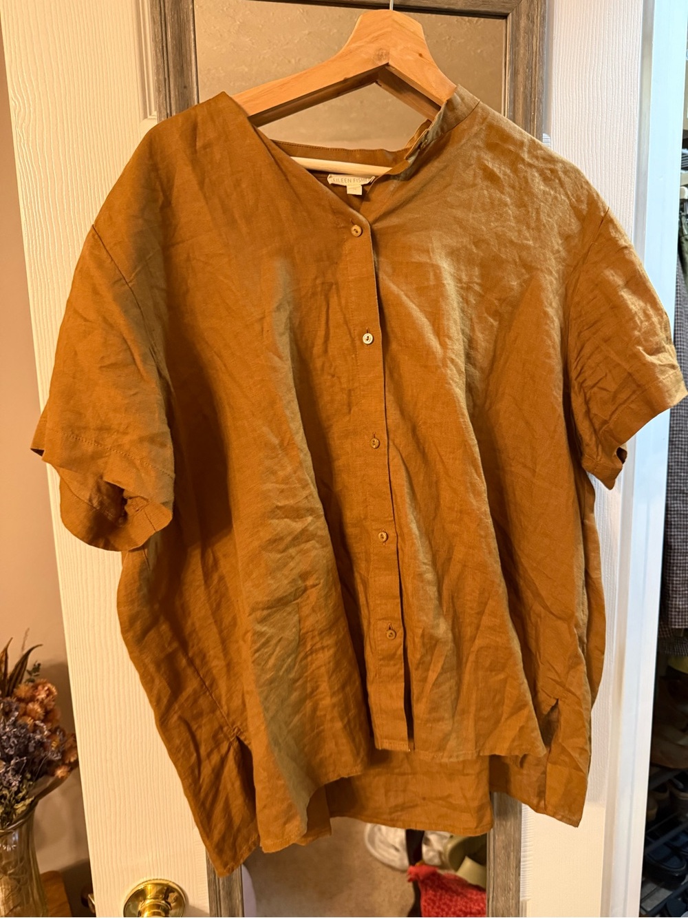 Eileen Fisher Linen Button Down